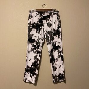 Banana Republic Black & White Ryan Dress Pants